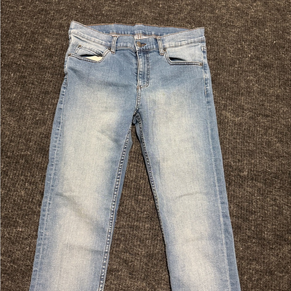 Cheap Monday Tight Blue Wave Light Blue Jeans